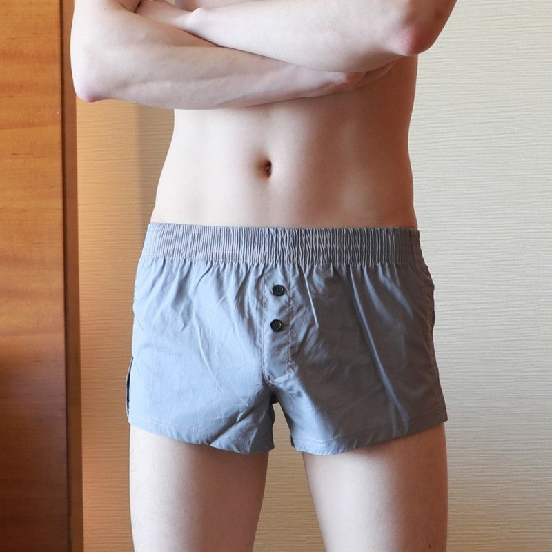 Men Casual Small Split Boxer Briefs