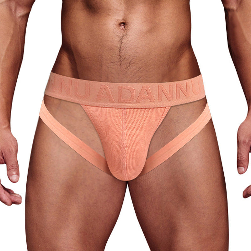 Men's Briefs Sexy Embossed High Fork