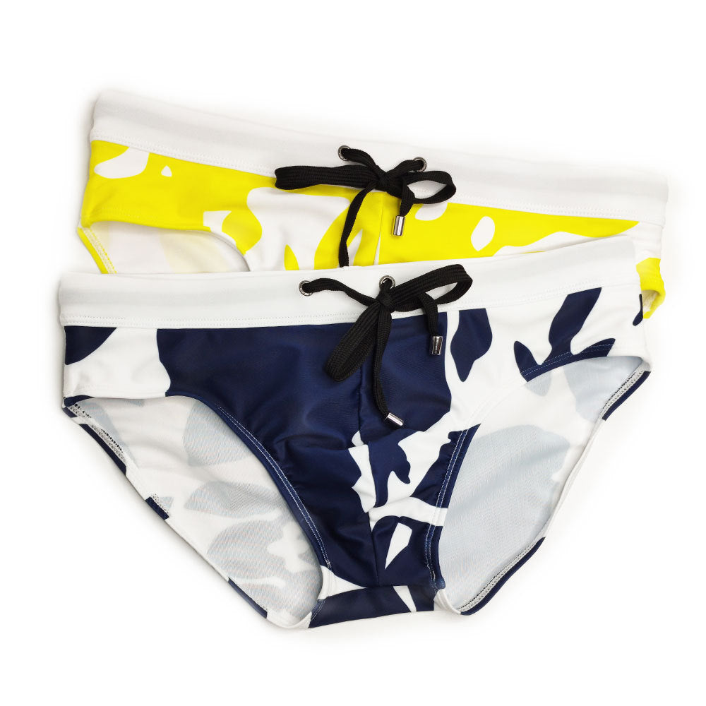 Men's Tethered Stretch  Swimming Briefs Men