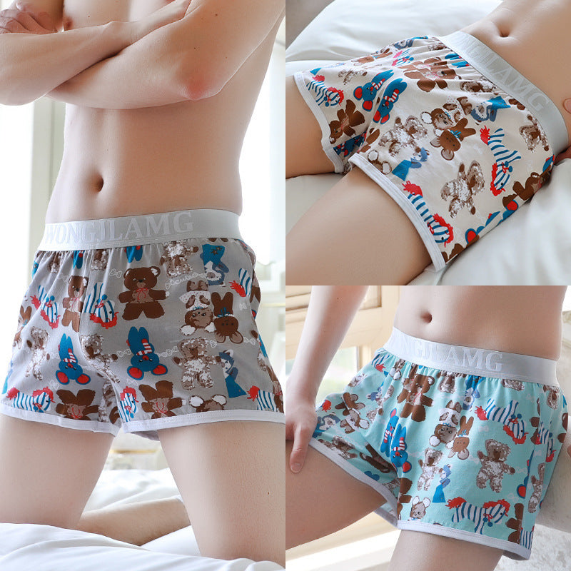 Men's Cotton Breathable Plus Size Boxers Men