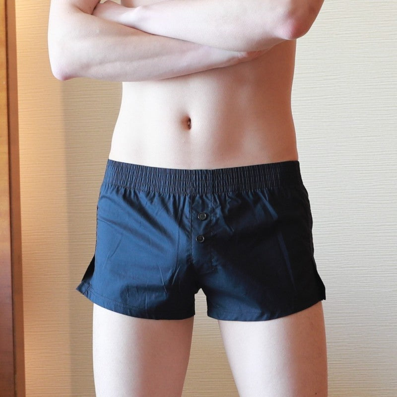 Men Casual Small Split Boxer Briefs