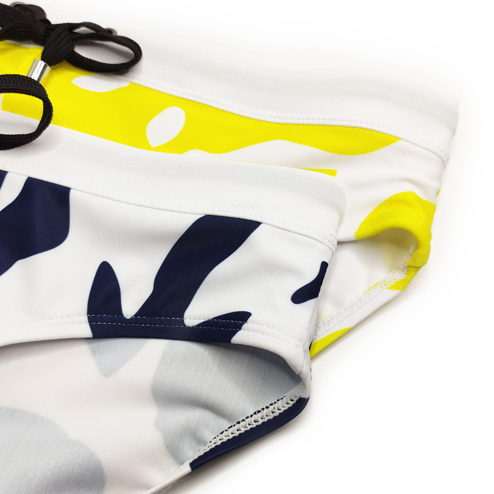 Men's Tethered Stretch  Swimming Briefs Men