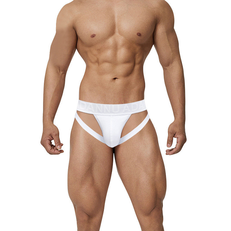 Men's Briefs Sexy Embossed High Fork
