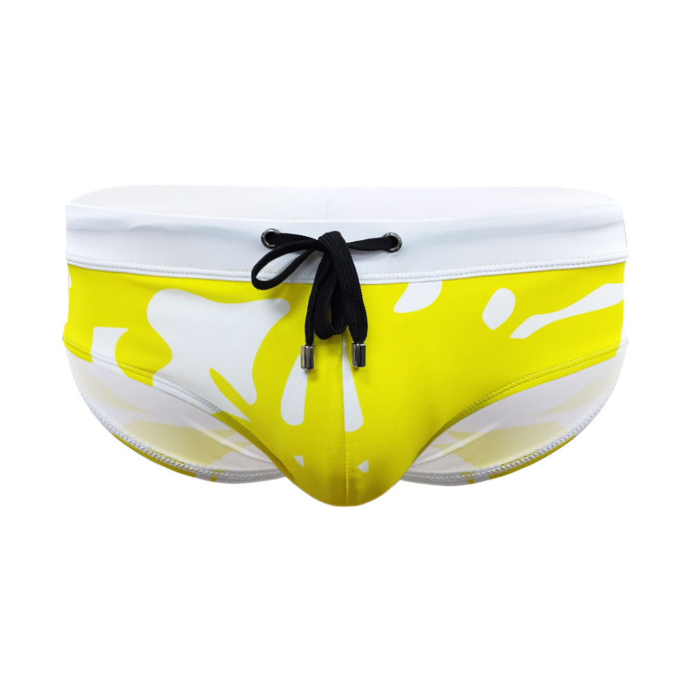 Men's Tethered Stretch  Swimming Briefs Men